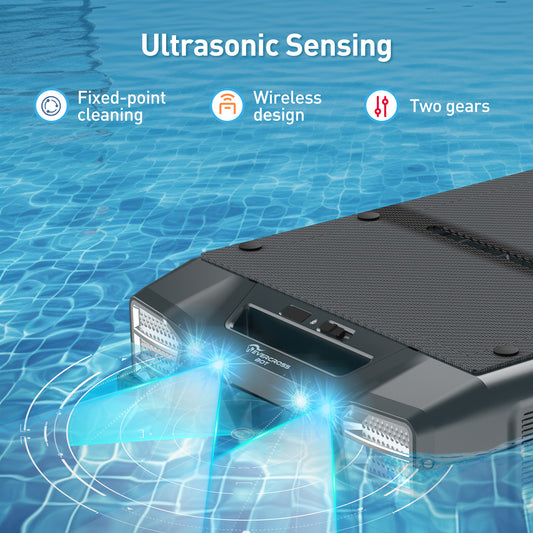 EVERCROSS BOT Y80 Robotic Solar Pool Skimmer with Remote Control