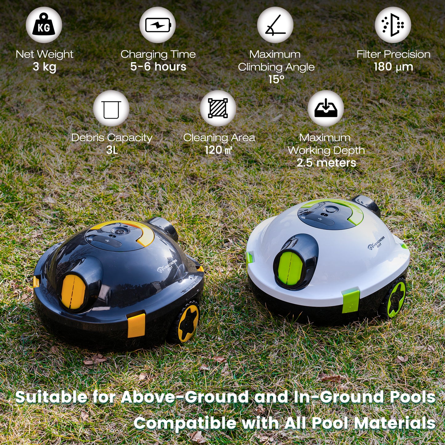 EVERCROSS BOT Y10 Robotic Pool Cleaner