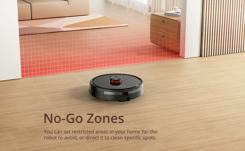 VONKO S6 Pro Robot Vacuum and Mop, 8000Pa Suction Power, LiDAR Navigation Self-Emptying Station, 4-in-1 Cleaning, 180-Minute Runtime, App Controlled
